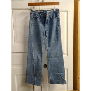 Pilcro & The Letterpress Womens Medium Wash High-Rise Flare Jeans Size 26 Cotton
